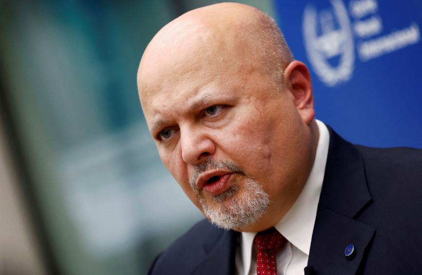  International Criminal Court Prosecutor Karim Khan speaks during an interview with Reuters about the violence in Israel and Gaza in The Hague, Netherlands October 12, 2023 (credit: PIROSCHKA VAN DE WOUW/REUTERS)