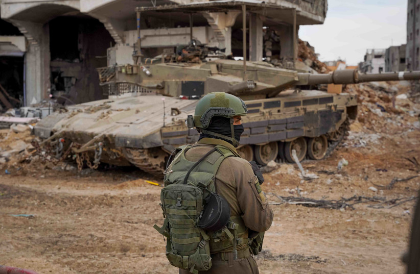  IDF soldiers operating in the Gaza Strip. December 1, 2023 (credit: IDF SPOKESPERSON'S UNIT)