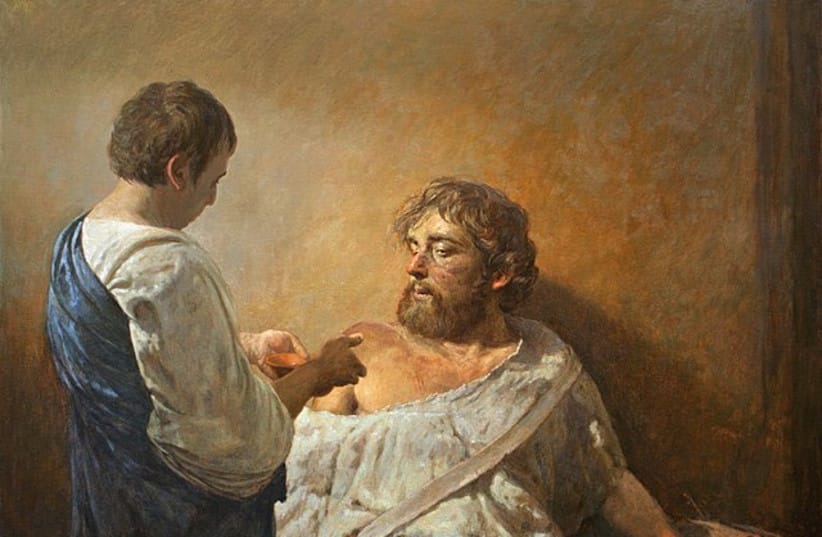 Esau and Jacob. 2014. Canvas, oil. 80 x 90. Artist A.N. Mironov