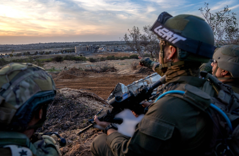  IDF ground troops operate in the Gaza Strip. December 6, 2023. (credit: IDF)