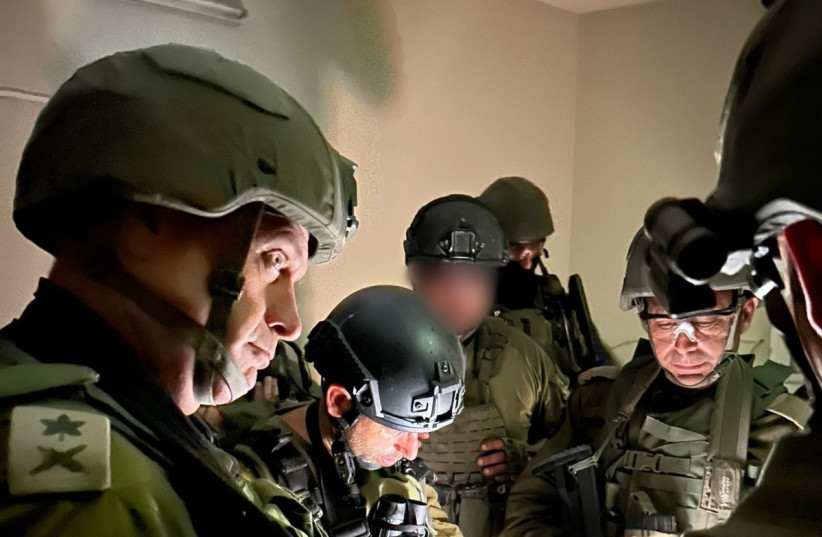  Israeli security forces operate in the West Bank. December 5, 2023. (credit: IDF)
