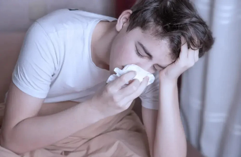  Yes, even if you are already sick. (man with a cold) (credit: SHUTTERSTOCK)