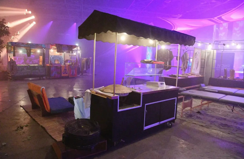  The food stands from the festival (credit: REUVEN CASTRO)
