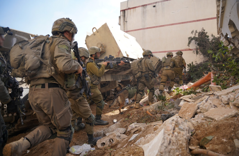  Stalwart IDF soldiers operating in Gaza on November 20. (credit: IDF)