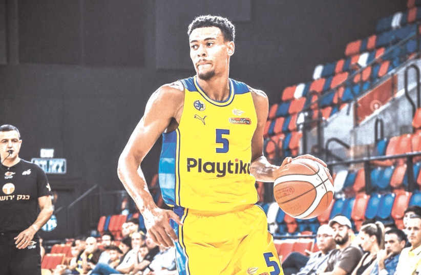 WITH WADE BALDWIN in the lineup and healthy, Maccabi Tel Aviv is a dangerous opponent for any Euroleague team, as he showed in Wednesday’s victory over ASVEL. (credit: YEHUDA HALICKMAN)