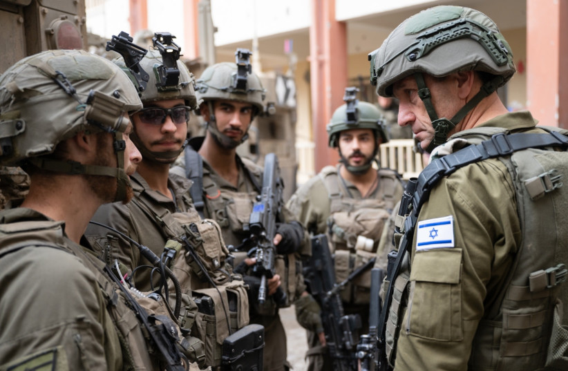 IDF Chief of Staff Herzi Halevi speaks to Israeli soldiers on December 14, 2023 (credit: IDF SPOKESPERSON'S UNIT)