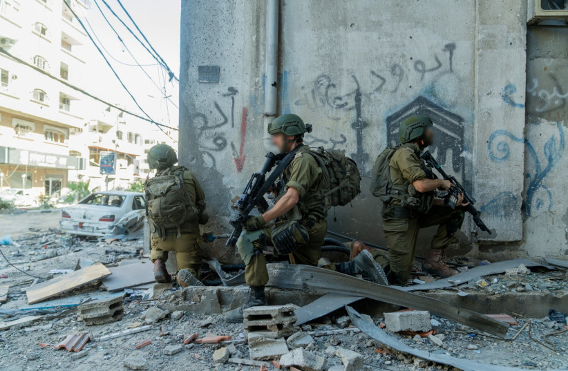  Israeli forces operate in the Gaza Strip on December 24, 2023 (credit: IDF SPOKESPERSON'S UNIT)