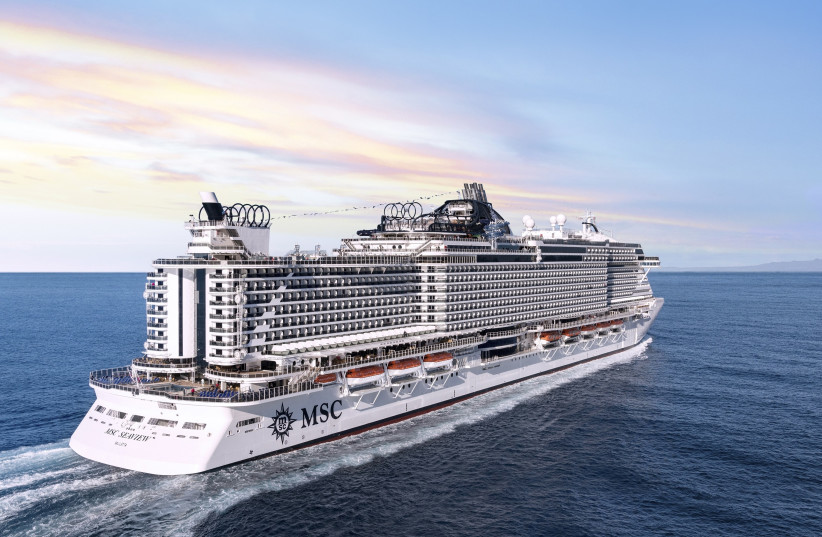 Israelis are booking vacations again, soaring for the first time since the war with Hamas began. (credit: MSC CRUISES PR)