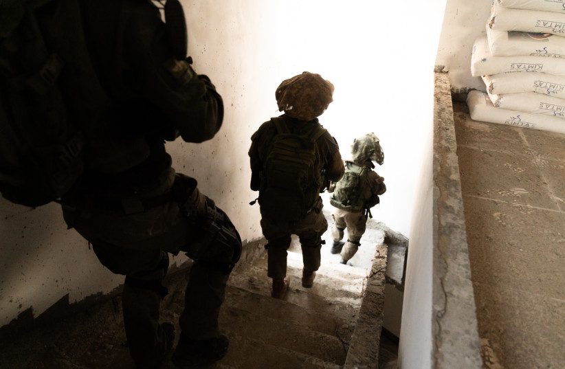  IDF soldiers active in the Gaza strip on December 27, 2023. (credit: IDF SPOKESPERSON'S UNIT)