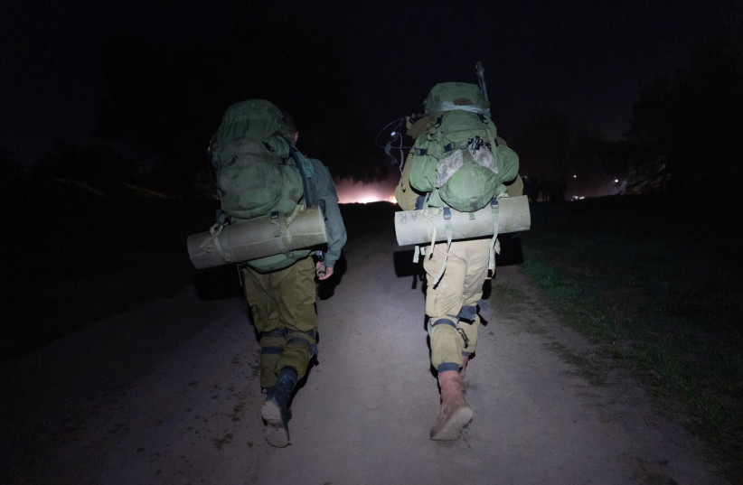  Israeli security forces operate overnight in the Gaza Strip. Image released on December 28, 2023. (credit: IDF SPOKESPERSON'S UNIT)