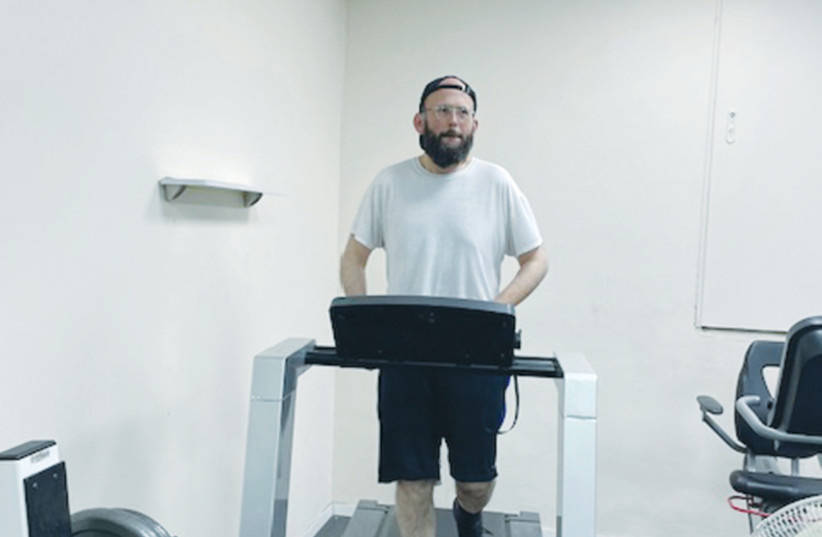  WALKING, WHETHER on a treadmill or outdoors, is an incredibly powerful medium for overall health, the writer stresses. (credit: Alan Freishtat/The Wellness Clinic)