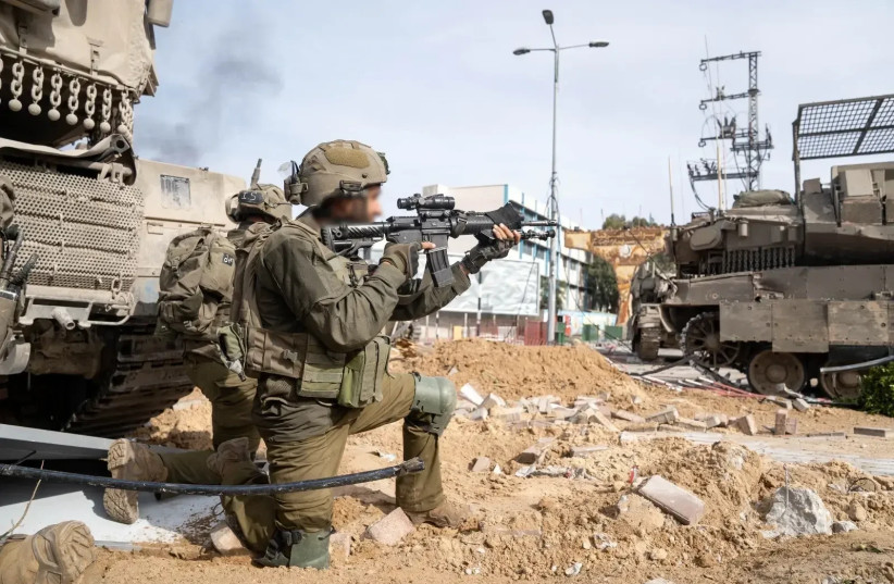 Some of the soldiers underwent a lowering of their profile and returned to serve in a front-line role. Fighters in the Gaza Strip (credit: IDF SPOKESMAN’S UNIT)