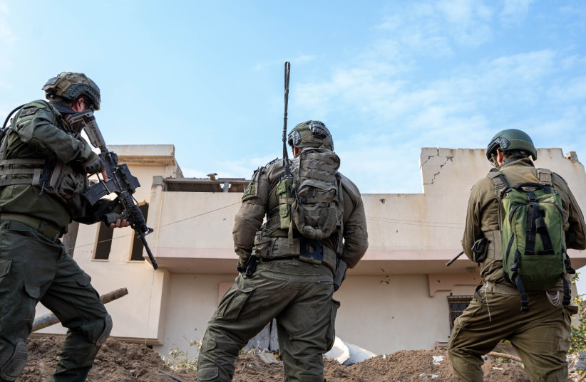  IDF troops operating in the Gaza Strip on Thursday, January 4, 2023. (credit: IDF SPOKESPERSON'S UNIT)