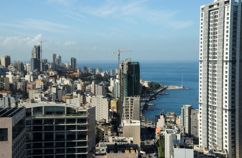 General view of the Phoenicia hotel and other buildings in Beirut, Lebanon January 6, 2024.