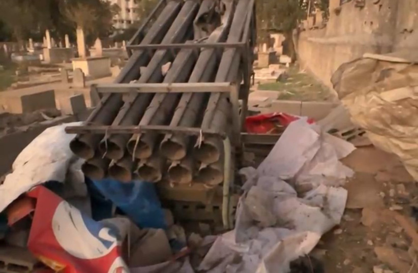 Rocket launchers located by the Golani Brigade