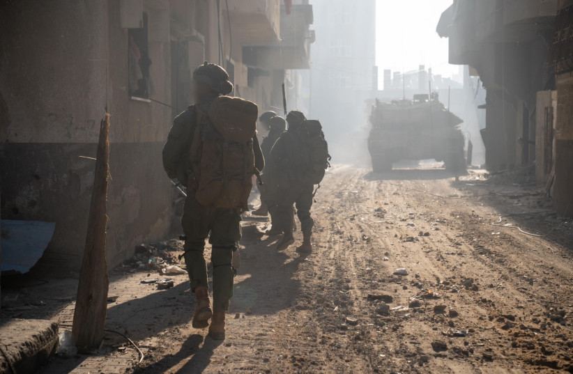 Israeli forces operate in the Gaza Strip, January 16, 2024