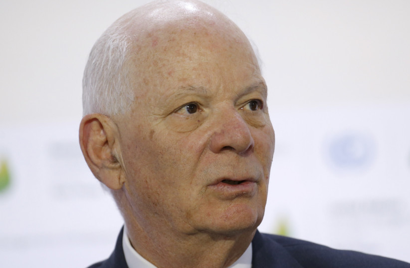  Chairman of the Senate Foreign Relations Committee, Maryland Democratic Senator Ben Cardin. (credit: REUTERS/STEPHANE MAHE)