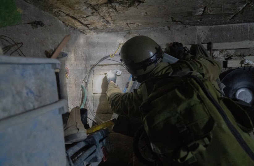  Israeli forces operate in Tulkarm, in the West Bank, January 18, 2024 (credit: IDF SPOKESPERSON'S UNIT)