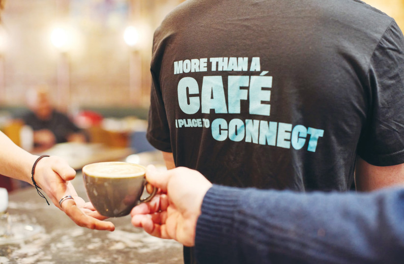  A t-shirt tells the story of the JAMI Head Room Cafe in London – a kosher mental health and wellbeing space. (credit: JAMI)