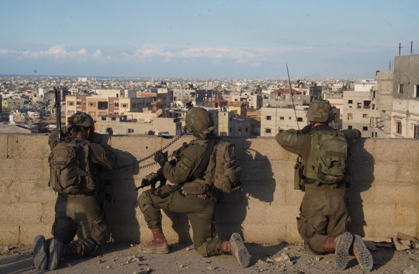   The Kfir Brigade operates in Khan Yunis in the Gaza Strip January 22, 2024 (credit: IDF SPOKESPERSON'S UNIT)