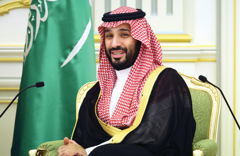  SAUDI CROWN PRINCE Mohammed bin Salman: The US proposal would mobilize Saudi Arabia, moderate countries in the Gulf and the region, and all of the West behind Israel’s goal of having Hamas no longer rule Gaza, says the writer. (credit: SPUTNIK/REUTERS)