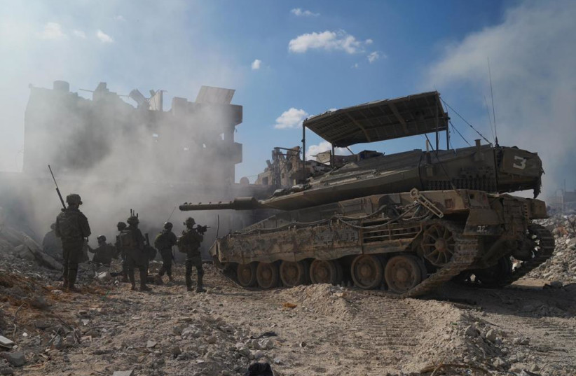  IDF ground forces operate in Gaza, January 2024 (credit: IDF SPOKESPERSON'S UNIT)