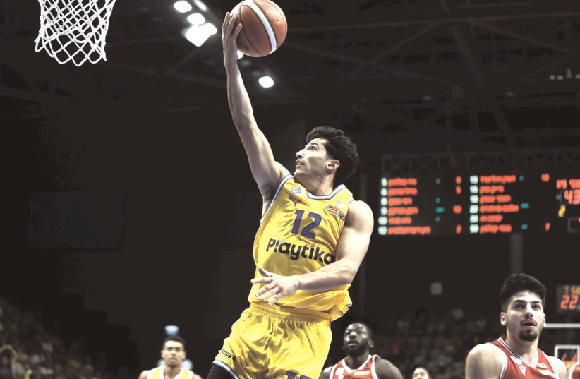  JOHN DIBARTOLOMEO has been with Maccabi Tel Aviv since 2017 and is no stranger to unexpected basketball ups-and-downs, though this year is still unique.  (credit: WINNER LEAGUE/COURTESY)