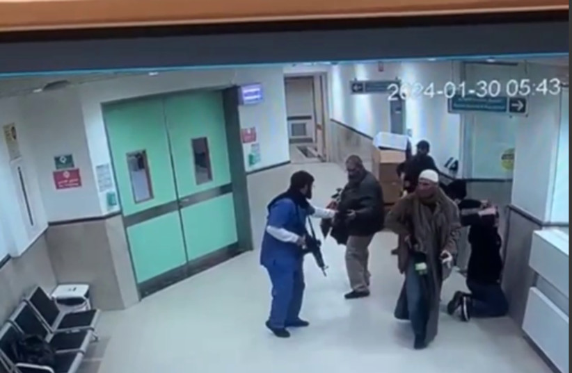 Israeli commandos, dressed as doctors, foil terror attack in Jenin hospital on January 30, 2024 (credit: screenshot)