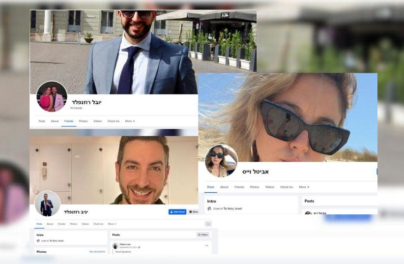 Fake Facebook profiles of Israelis used by Hamas