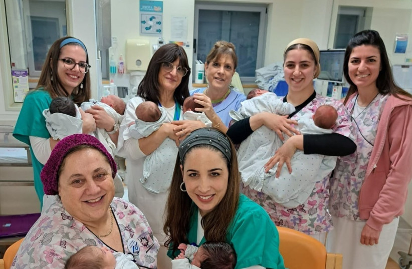  A record number of births have been recorded at Shaarei Zedek hospital (credit: sivanrahavmeir.com)