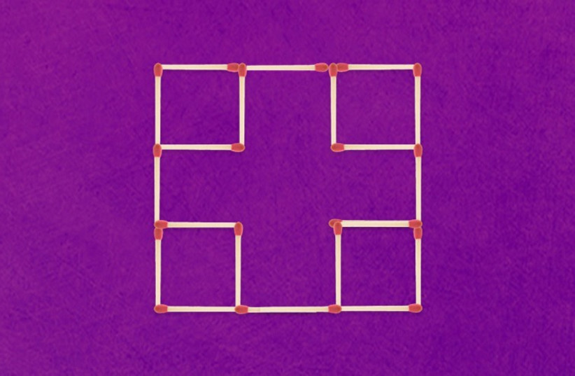 Move only two matchsticks to create 7 squares (credit: AdobeStock)