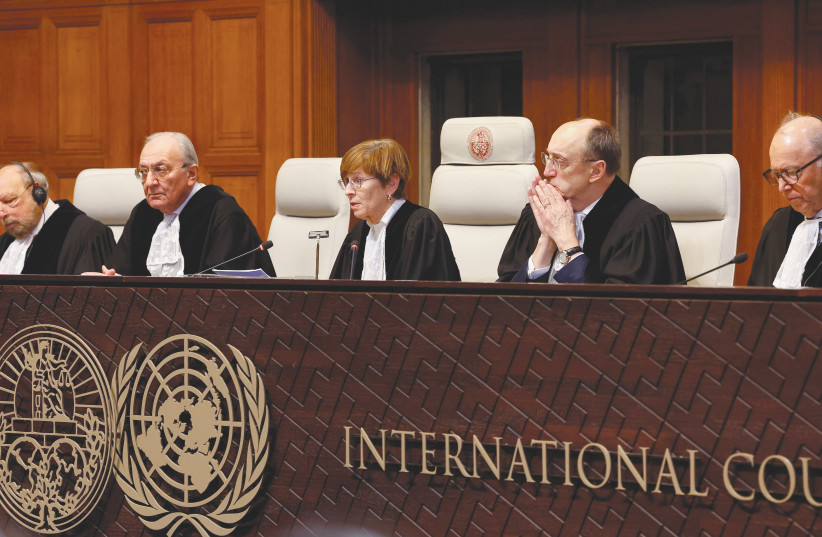  WHILE MANY view the ICJ as an independent judicial body, it is inherently political. Its judges are elected by the UN General Assembly and Security Council, bodies notorious for anti-Israel bias, the writer says.  (credit: REUTERS)