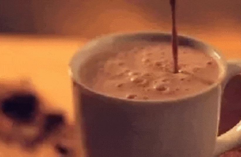  The consolation prize when you come back from the freezing cold outside. Hot chocolate (credit: Giphy)