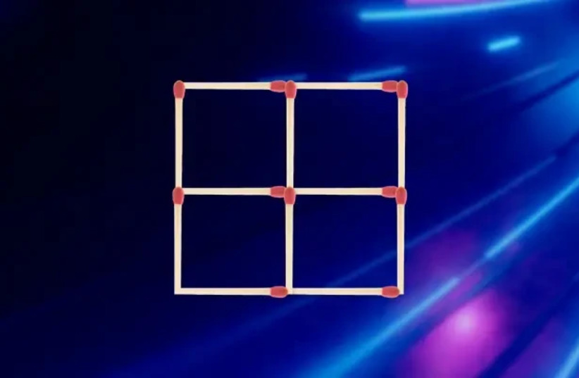  Move just two matches to make seven squares (credit: AdobeStock)