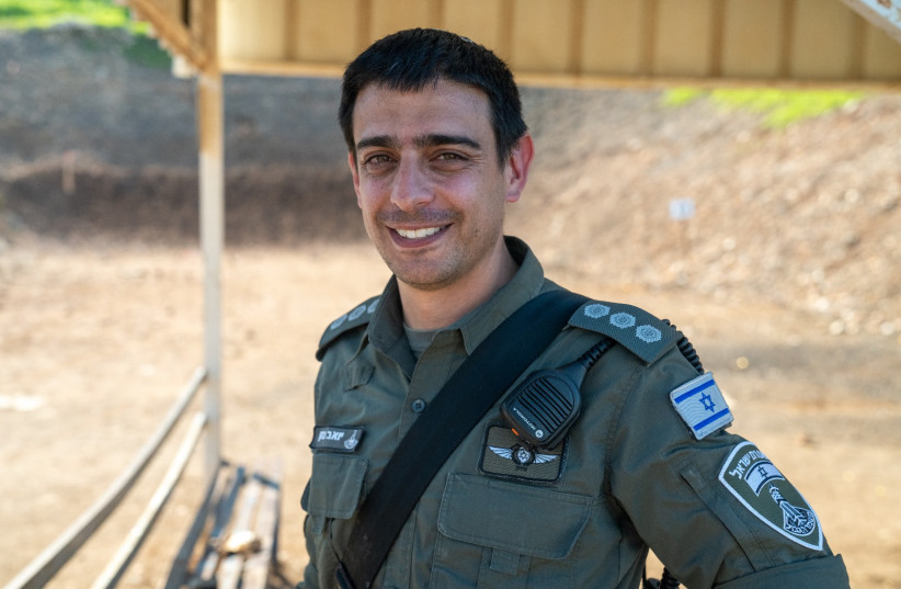  Border Police Chief Inspector (res.) Yoav Cohen, Tzur Battalion commander, Feb. 7, 2024.  (credit: Tamir Hayun/The Media Line)