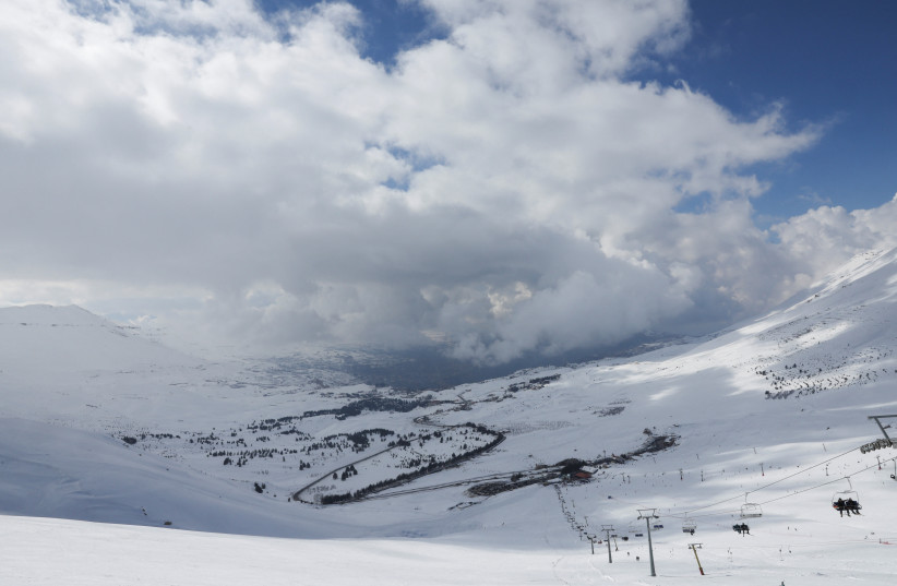 View of a ski resort. February 10, 2024. (credit: REUTERS/EMILIE MADI)