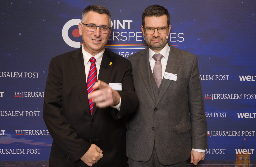  Minister Gideon Sa'ar with German's Justice Minister Marco Buschmann (credit: Amin Akhtar u. Martin U. K. Lengemann/WELT)