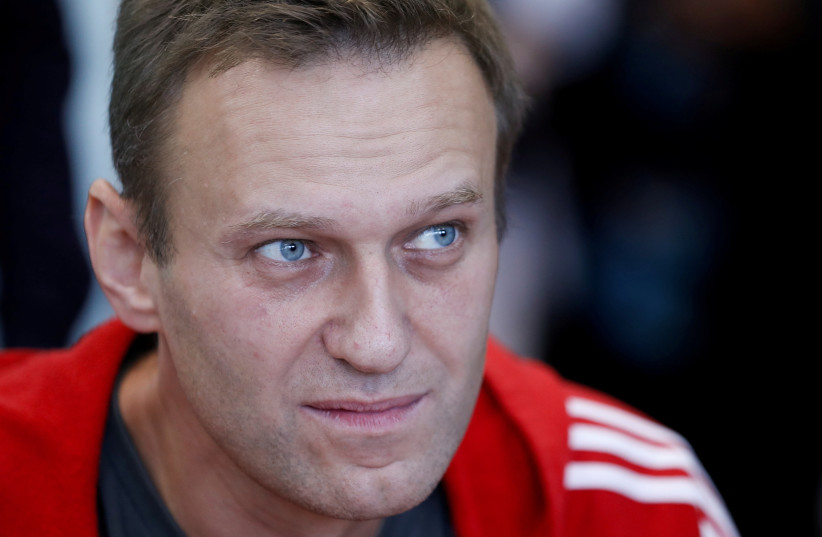  Russian opposition leader Alexei Navalny attends a court hearing in Moscow, Russia August 22, 2019 (credit: REUTERS/EVGENIA NOVOZHENINA)
