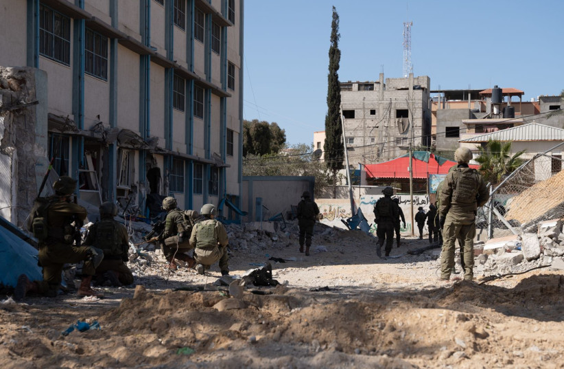  Israeli soldiers operate in Gaza's Nasser Hospital, February 18, 2024 (credit: IDF SPOKESPERSON'S UNIT)