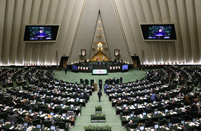  Iranian President Ebrahim Raisi speaks during a parliament meeting in Tehran, Iran, January 22, 2023.  (credit: MAJID ASGARIPOUR/WANA (WEST ASIA NEWS AGENCY) VIA REUTERS)