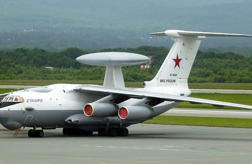  Beriev A-50 en el aeropuerto internacional de Vladivostok 2019. (credit: Cantiana, via Wikimedia Commons)