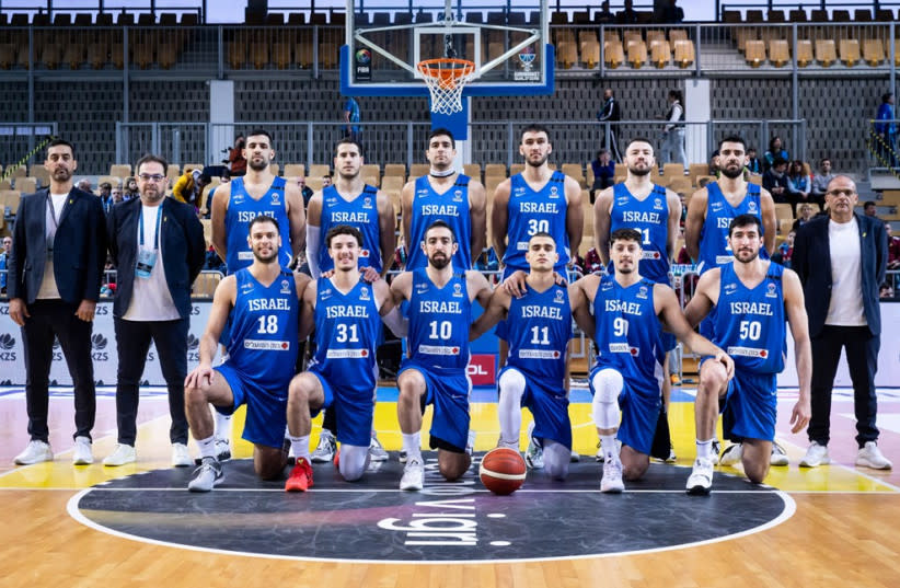  Equipo de Israel en la fase de clasificación para el Eurobasket de la FIBA 2025. (credit: FIBA)