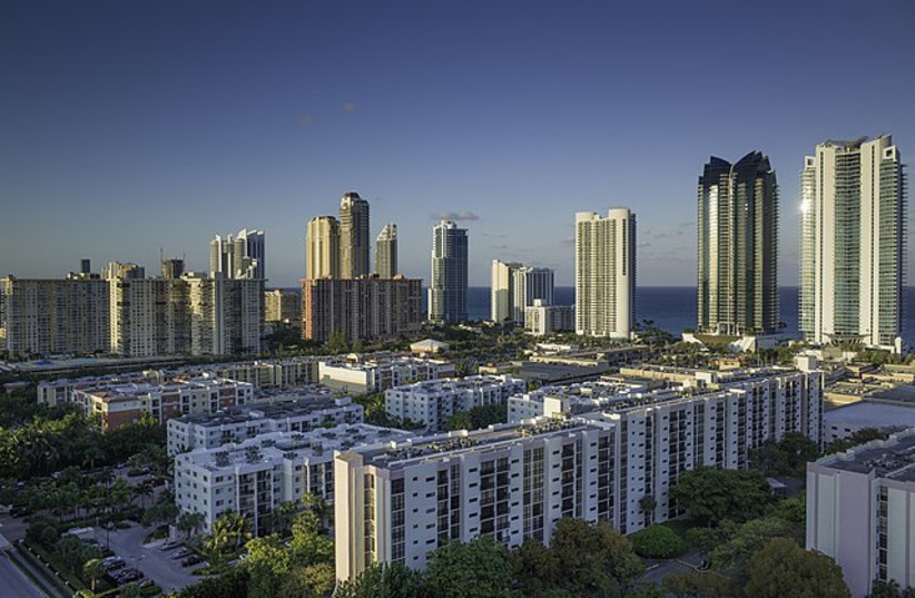  Sunny Isles Beach skyline from the west side of the city, taken in 2015. (credit: Wikimedia Commons)