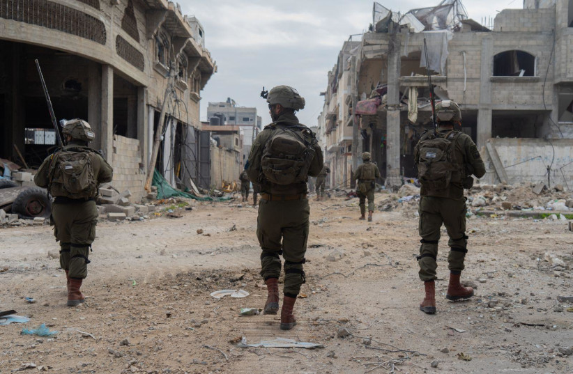  Israeli soldiers operate in the Gaza Strip on March 3, 2024  (credit: IDF SPOKESPERSON'S UNIT)