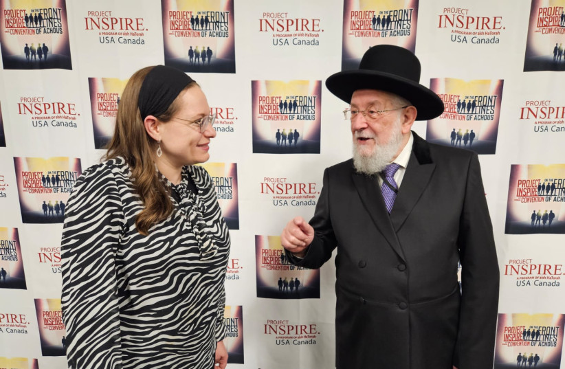  The author with Rabbi Lau (credit: sivanrahavmeir.com)