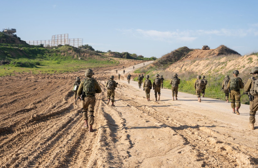  IDF operates in Khan Yunis, Gaza on March 4, 2024. (credit: IDF SPOKESPERSON'S UNIT)