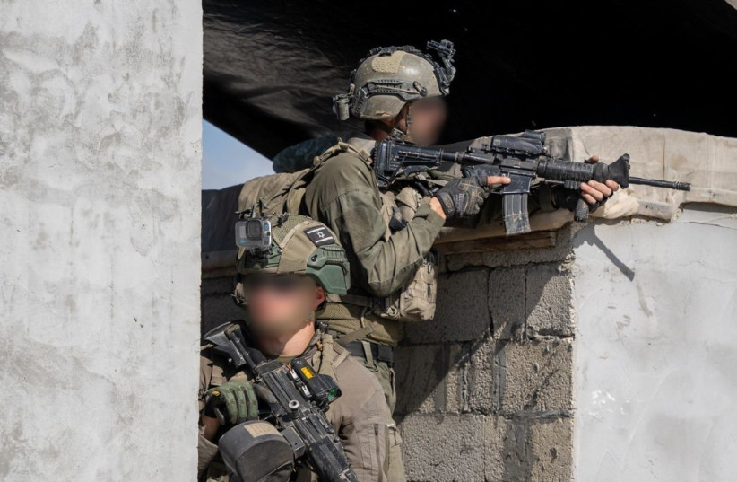 IDF troops operate in the Gaza Strip. March 6, 2024. (credit: IDF SPOKESPERSON'S UNIT)