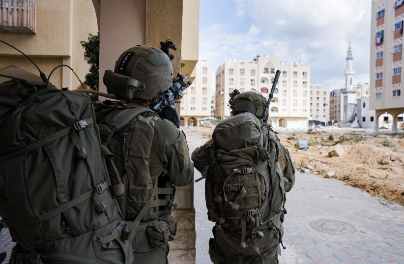  IDF troops operate in Gaza. March 10, 2024. (credit: IDF SPOKESPERSON'S UNIT)
