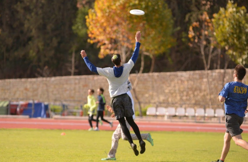  REACHING HIGH – for the flying disc, scoring in basketball, and in everything else he did.  (credit: Israeli Flying Disc Association (IFDA))
