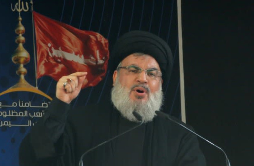 Hassan Nasrallah  (credit: AZIZ TAHER/REUTERS))